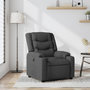Voir la diapositive 1 : VIDAXL Fauteuil inclinable Gris foncé Tissu