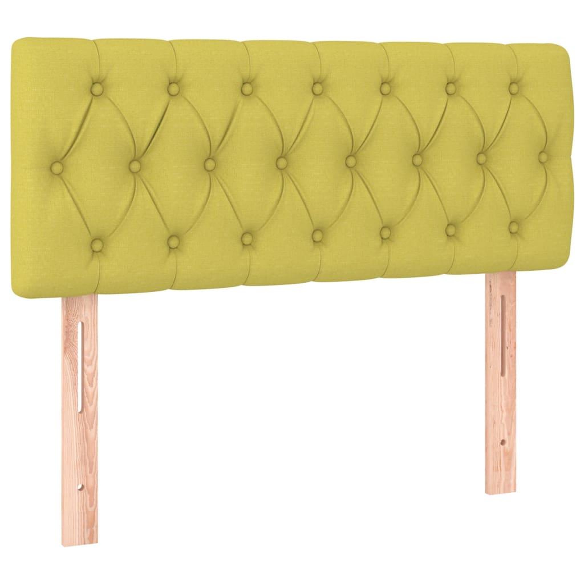 Voir la diapositive 2 : VIDAXL Tete de lit Vert 90x7x78/88 cm Tissu