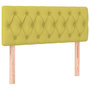 Voir la diapositive 2 : VIDAXL Tete de lit Vert 90x7x78/88 cm Tissu