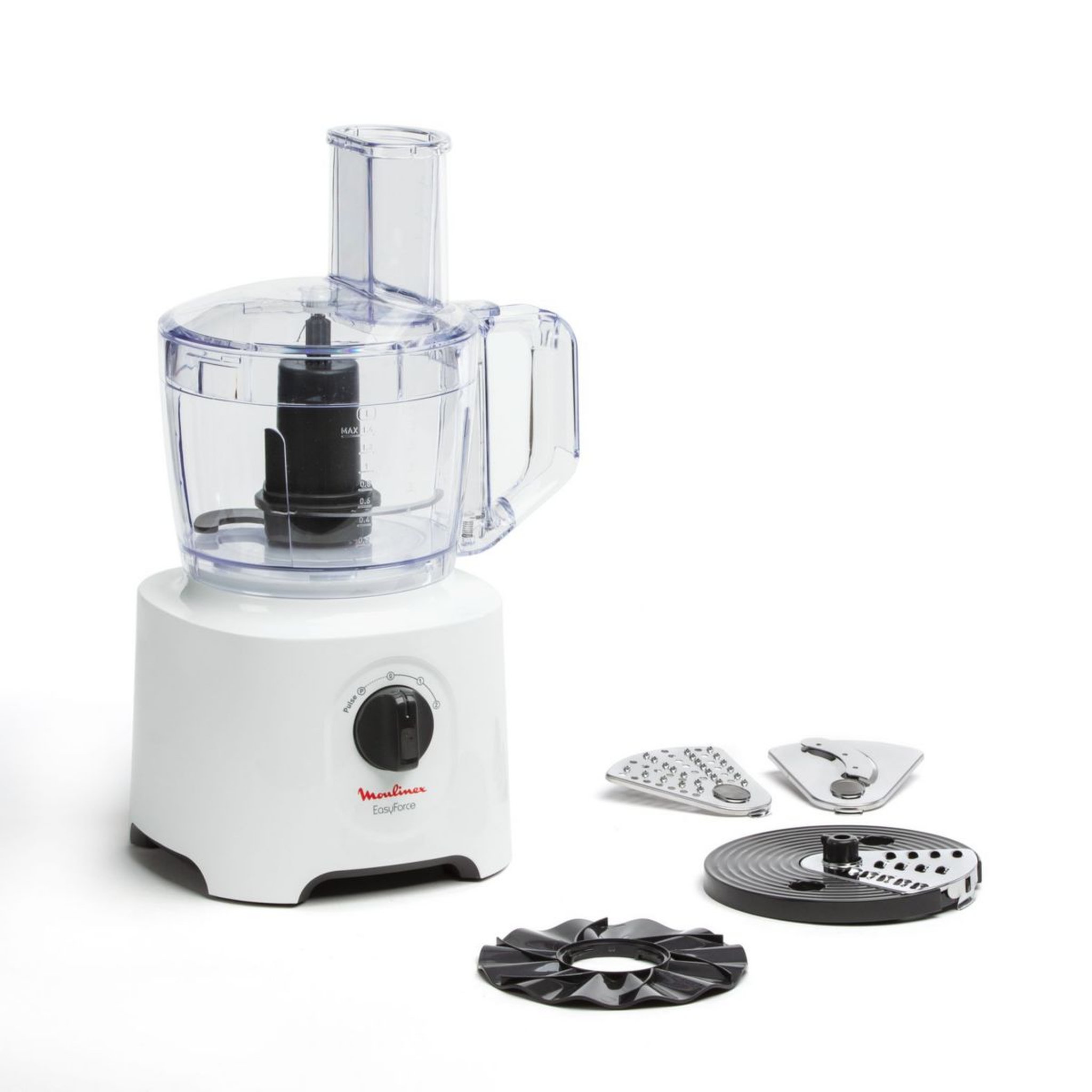 Voir la diapositive 1 : MOULINEX Robot multifonction FP244110 EASYFORCE 700W