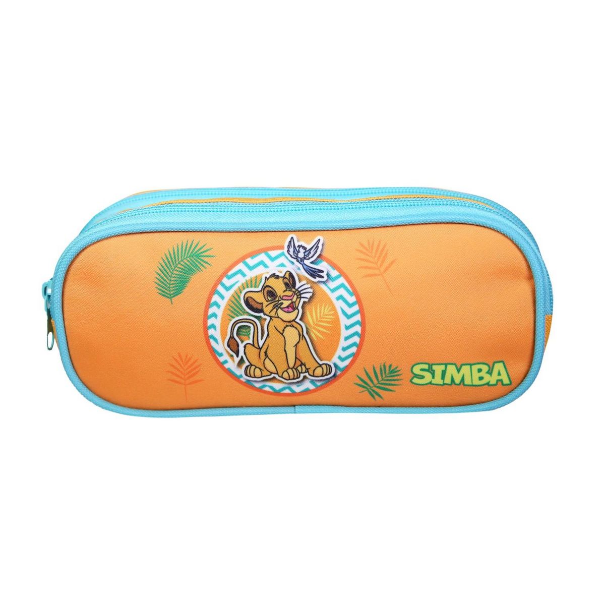 Bagtrotter Trousse scolaire 2 compartiments Le Roi Lion Jaune