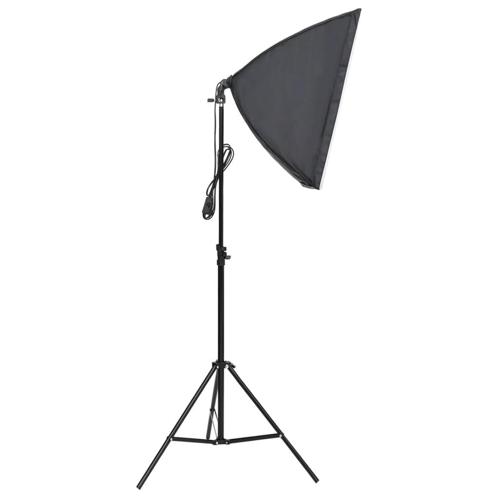 Voir la diapositive 5 : VIDAXL Kit de studio photo avec eclairage toile de fond et reflecteur