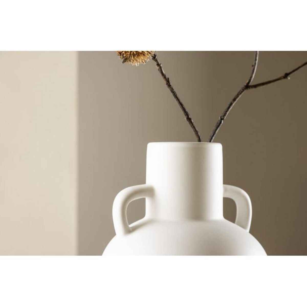 Paris Prix Vase Design en Céramique  Cent  24cm Blanc