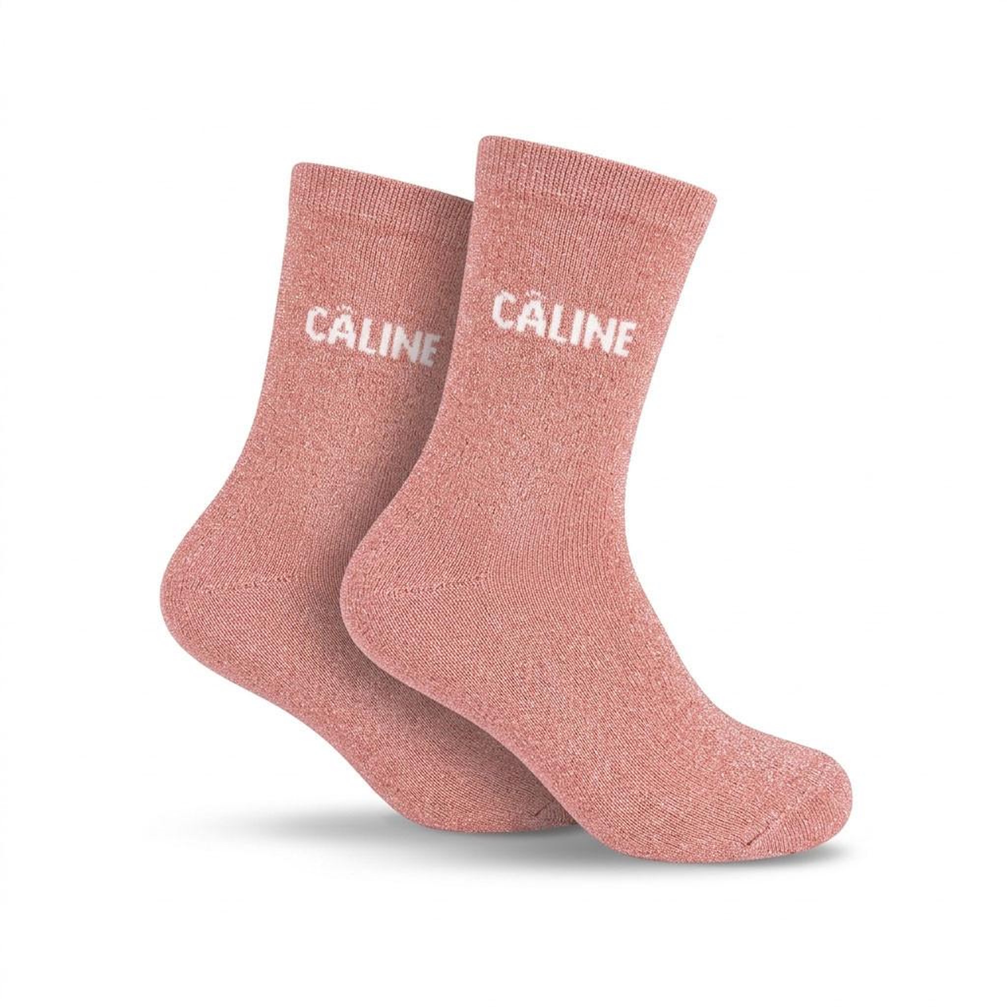 Voir la diapositive 1 : OZABI Chaussettes Femme Lurex Message Humoristique