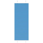 VIDAXL Store plisse bleu 80x200 cm largeur du tissu 79,4 cm polyester