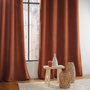 Voir la diapositive 4 : Paris Prix Rideau à Œillets Bouclette  Wooly  140x240cm Terracotta