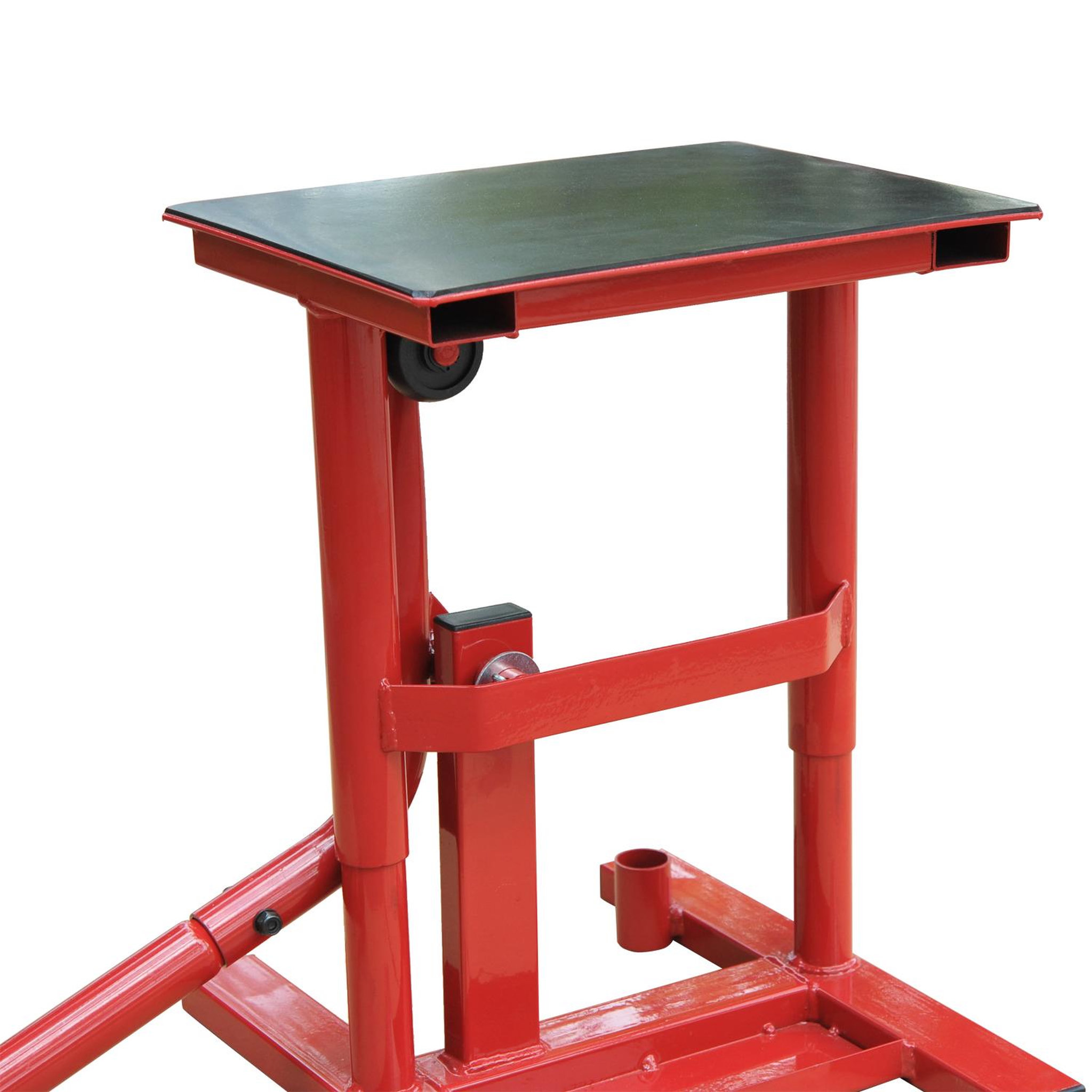 Voir la diapositive 6 : HOMCOM Lève moto béquille d'atelier stand moto tout-terrain moto cross supermotard hauteur réglable rouge et noir