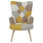 Voir la diapositive 4 : TOILINUX Fauteuil Helsinki Patchwork
