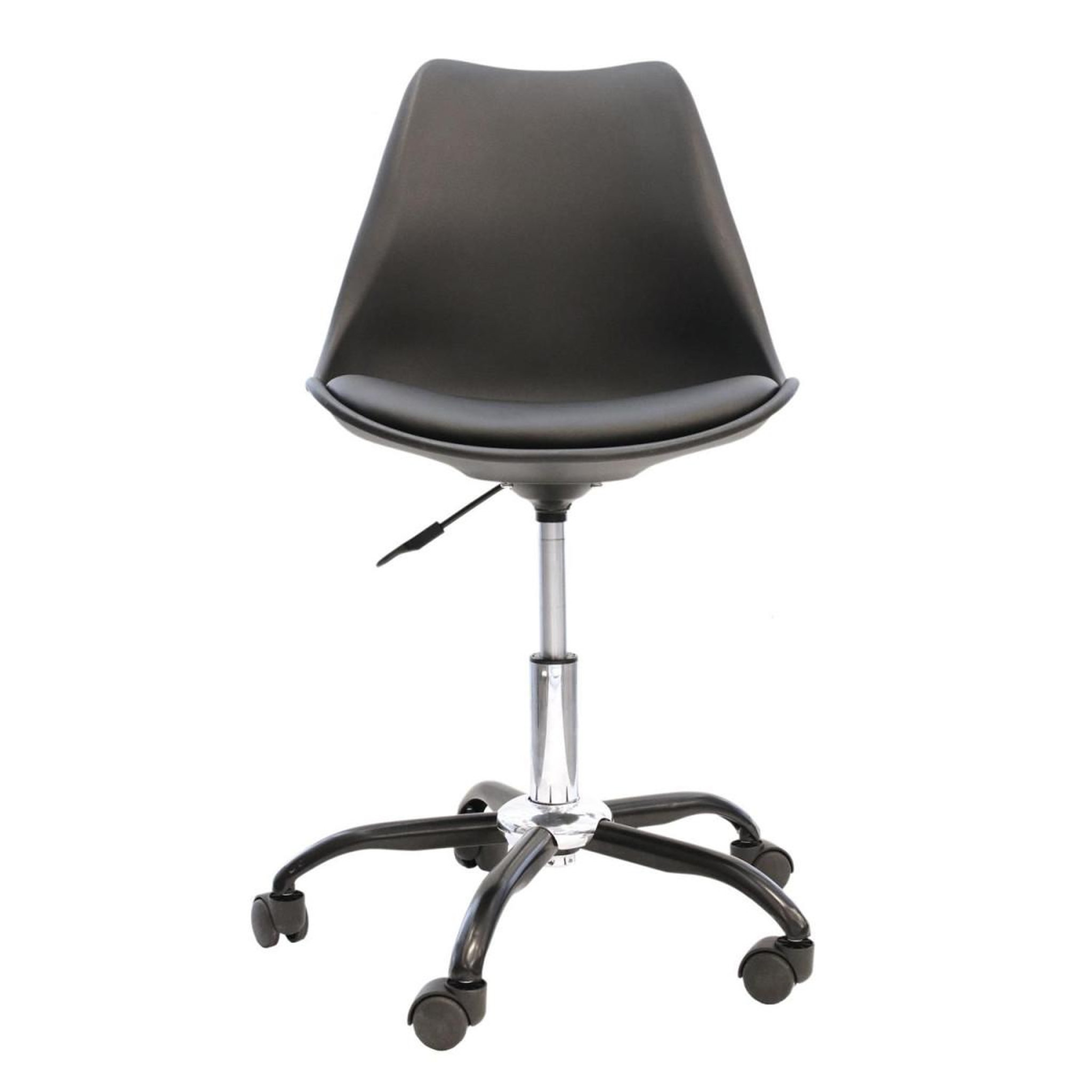 Voir la diapositive 5 : The Home Deco Factory Chaise de bureau design  kiruna  92cm noir