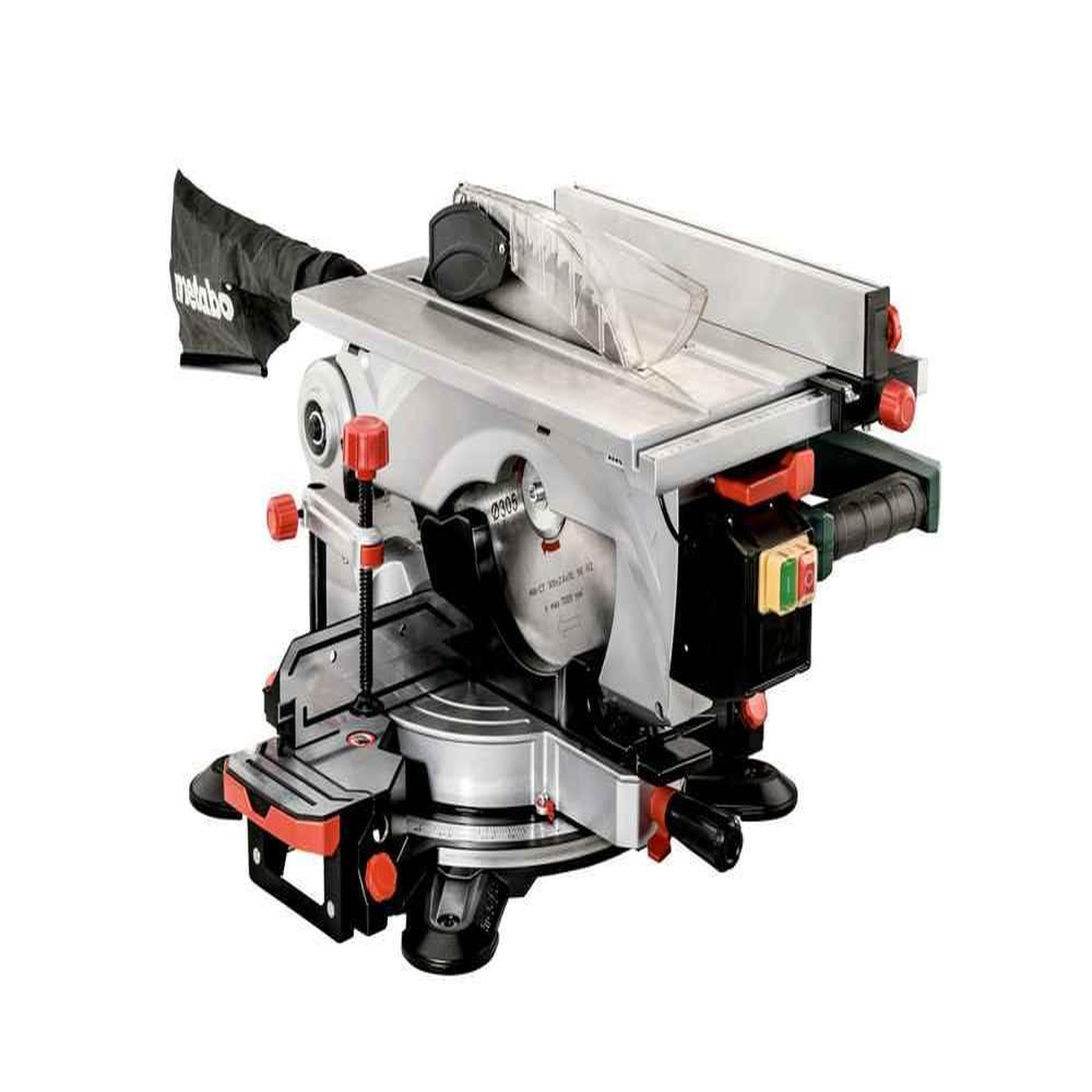 METABO SAS Scie à onglets & à table KGT 305 M - 1600W - Profondeur de coupe max. 102/70 mm