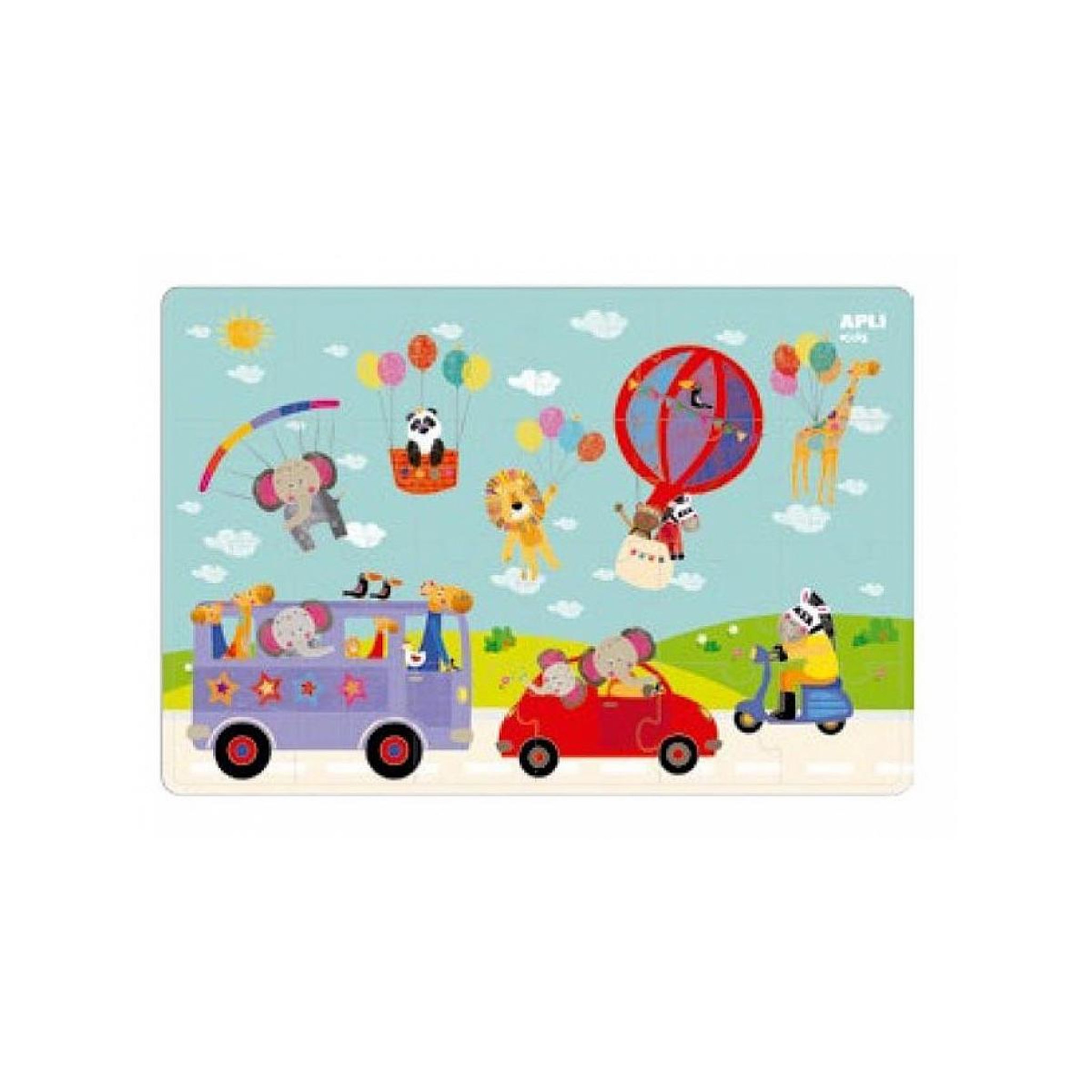 Voir la diapositive 2 : Apli Agipa Puzzle maisonnette SAFARI