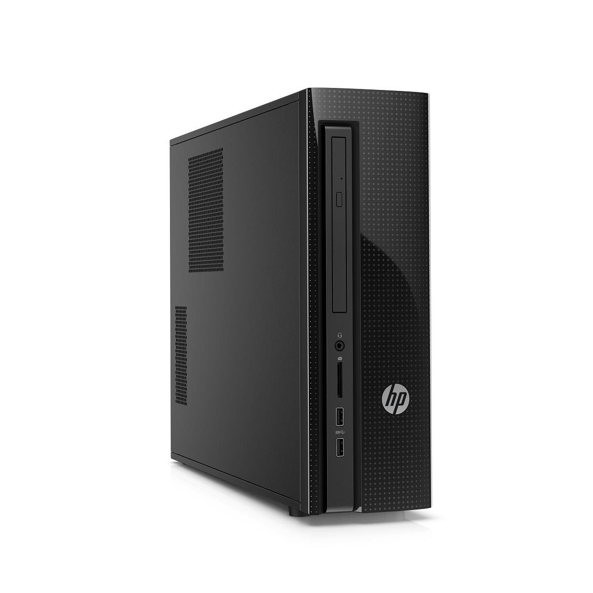 Hewlett Packard Unité centrale - Slimline Desktop 411-a000nf - Noir
