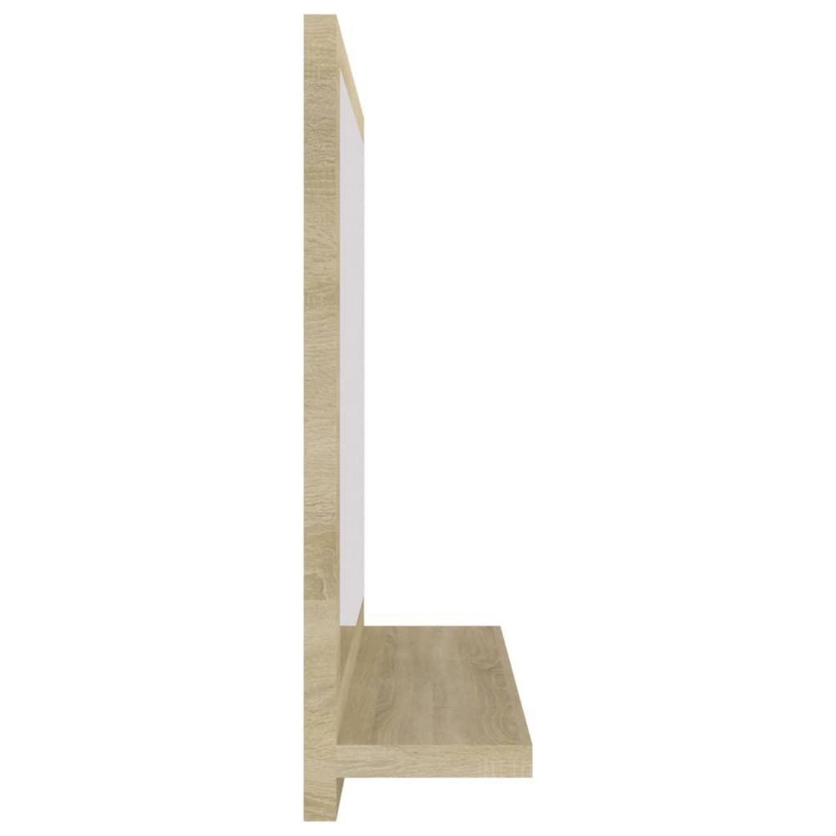 VIDAXL Miroir salle de bain chene sonoma 40x10,5x37cm Bois ingenierie
