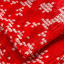 Voir la diapositive 3 : Paris Prix Plaid Flanelle Poche Pieds  Holly  125x150cm Rouge
