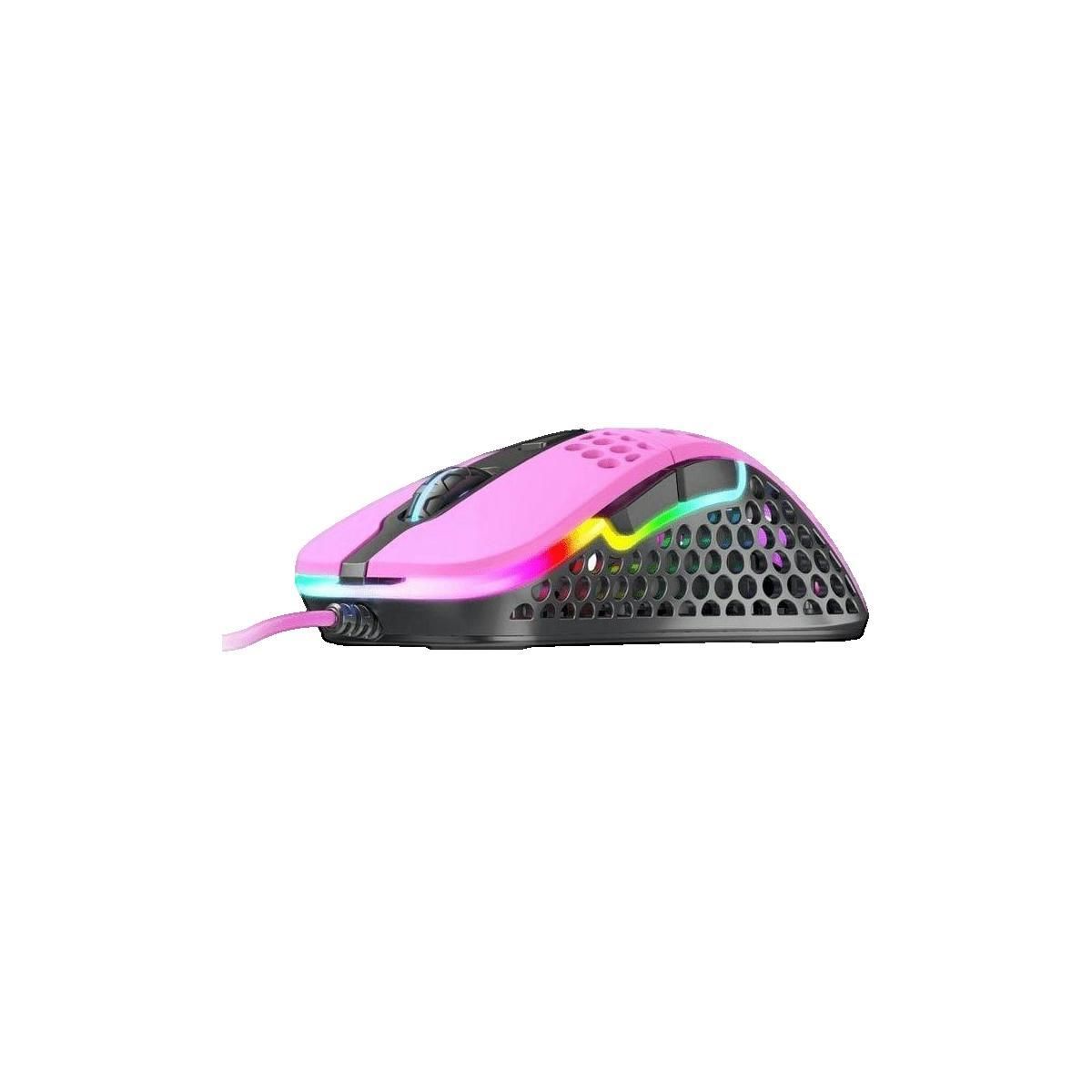 Xtrfy Souris gamer Xtrfy M4 RGB rose