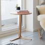 Voir la diapositive 4 : Wenko Table d'appoint ronde Acina en bois d'Acacia