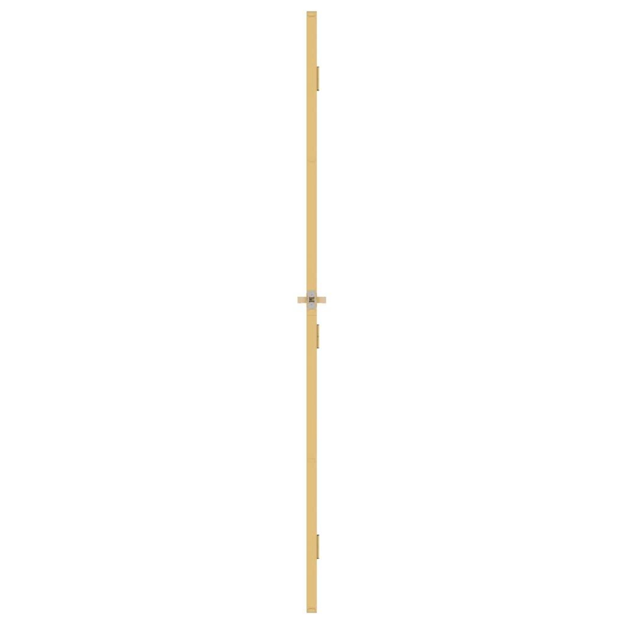 Voir la diapositive 4 : VIDAXL Porte interieure mince dore 93x201,5 cm verre trempe aluminium