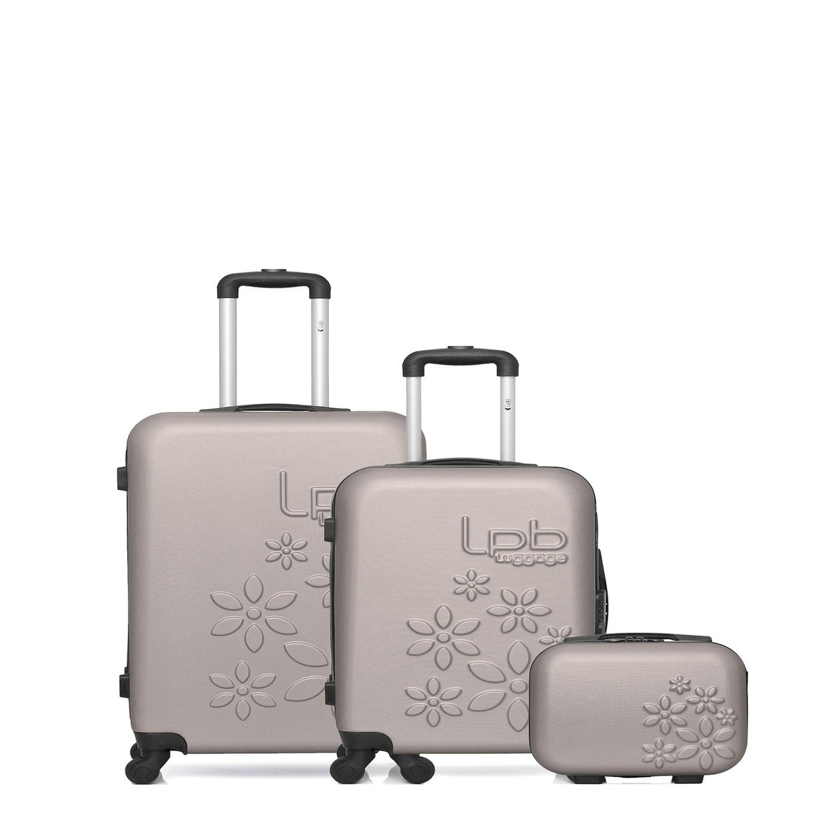 LES P'TITES BOMBES LPB Lot de 3 - Valises weekend, cabine et vanity ELEONOR