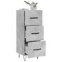 Voir la diapositive 4 : VIDAXL Buffet Gris beton 34,5x34x90 cm Bois d'ingenierie