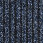 VIDAXL Paillasson raye Bleu 60x80 cm