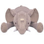 Voir la diapositive 3 : VIDAXL Éléphant jouet en peluche XXL 95 cm