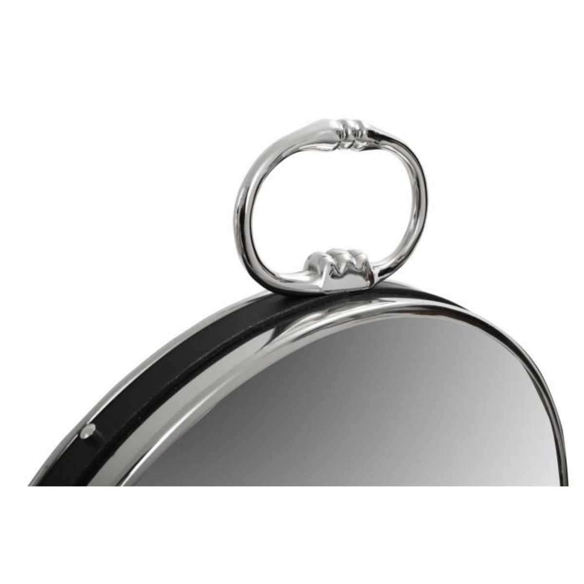 Paris Prix Miroir Mural Design  Eleganca  62cm Argent & Noir