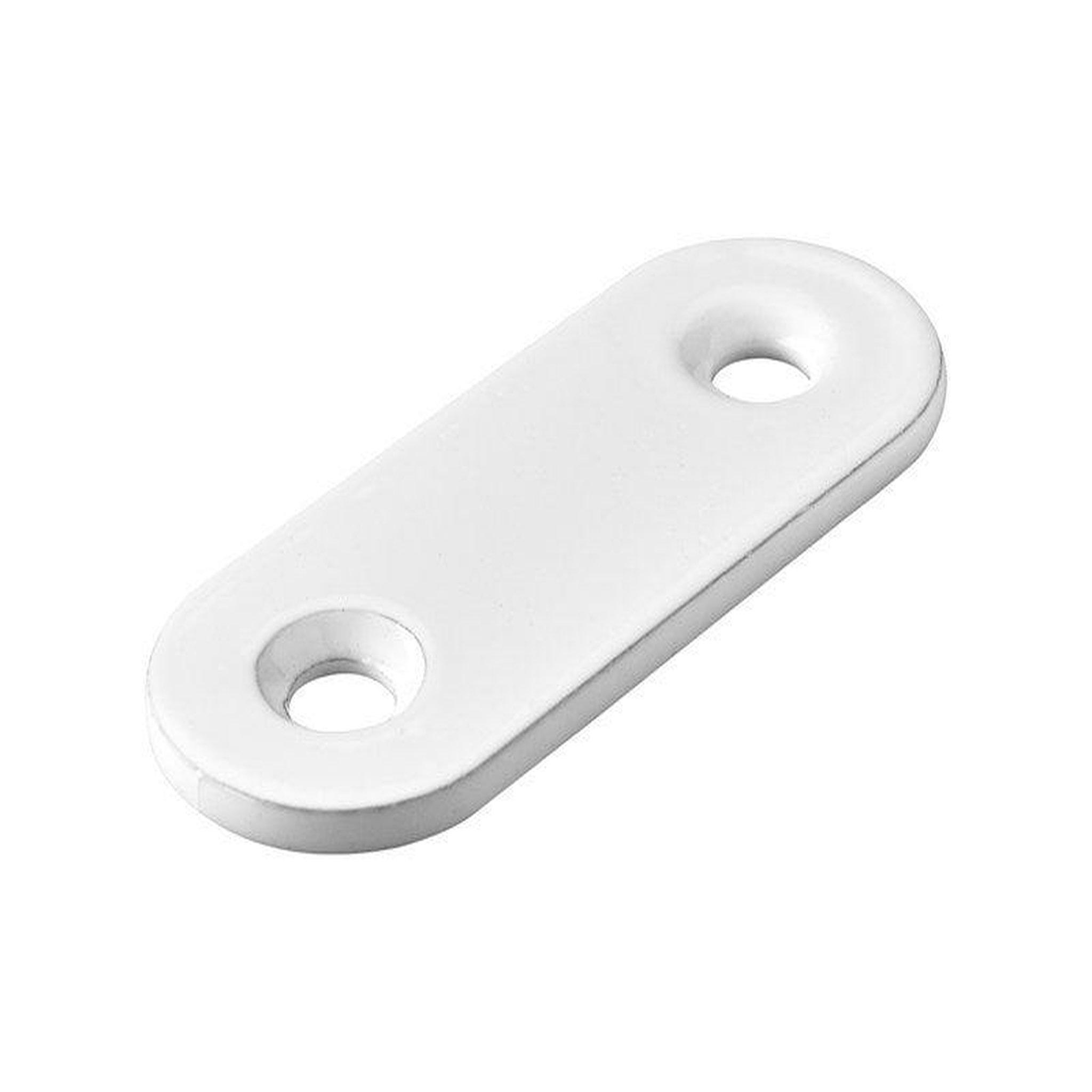 CENTRALE BRICO Lot de 12 Pattes d'assemblage acier blanc HETTICH L. 40 mm