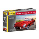 heller maquette voiture : kit complet : jaguar type e 3l8 fhc