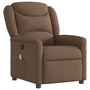 Voir la diapositive 2 : VIDAXL Fauteuil de massage inclinable Marron Tissu