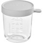 Voir la diapositive 2 : BEABA Pot de conservation verre 250ml light mist
