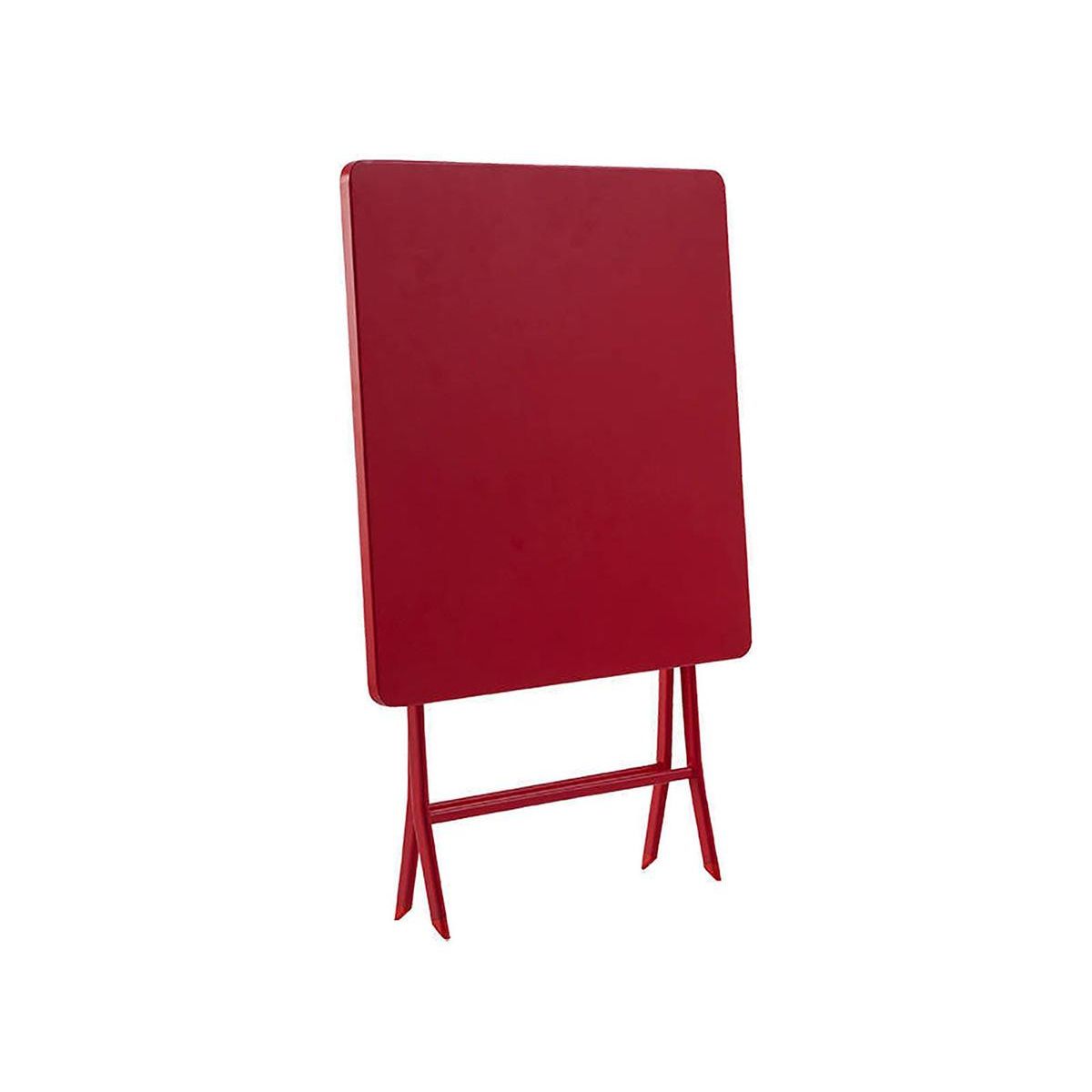 HESPERIDE Table de jardin carrée Greensboro 70 x 70 cm Groseille - Hespéride