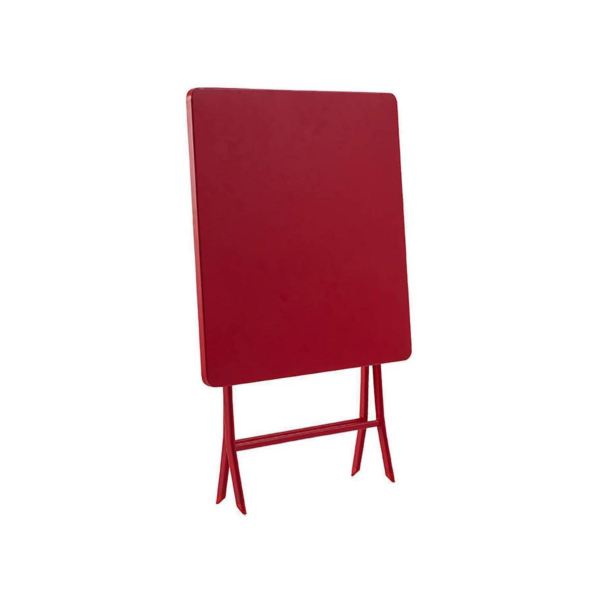 HESPERIDE Table de jardin carrée Greensboro 70 x 70 cm Groseille - Hespéride