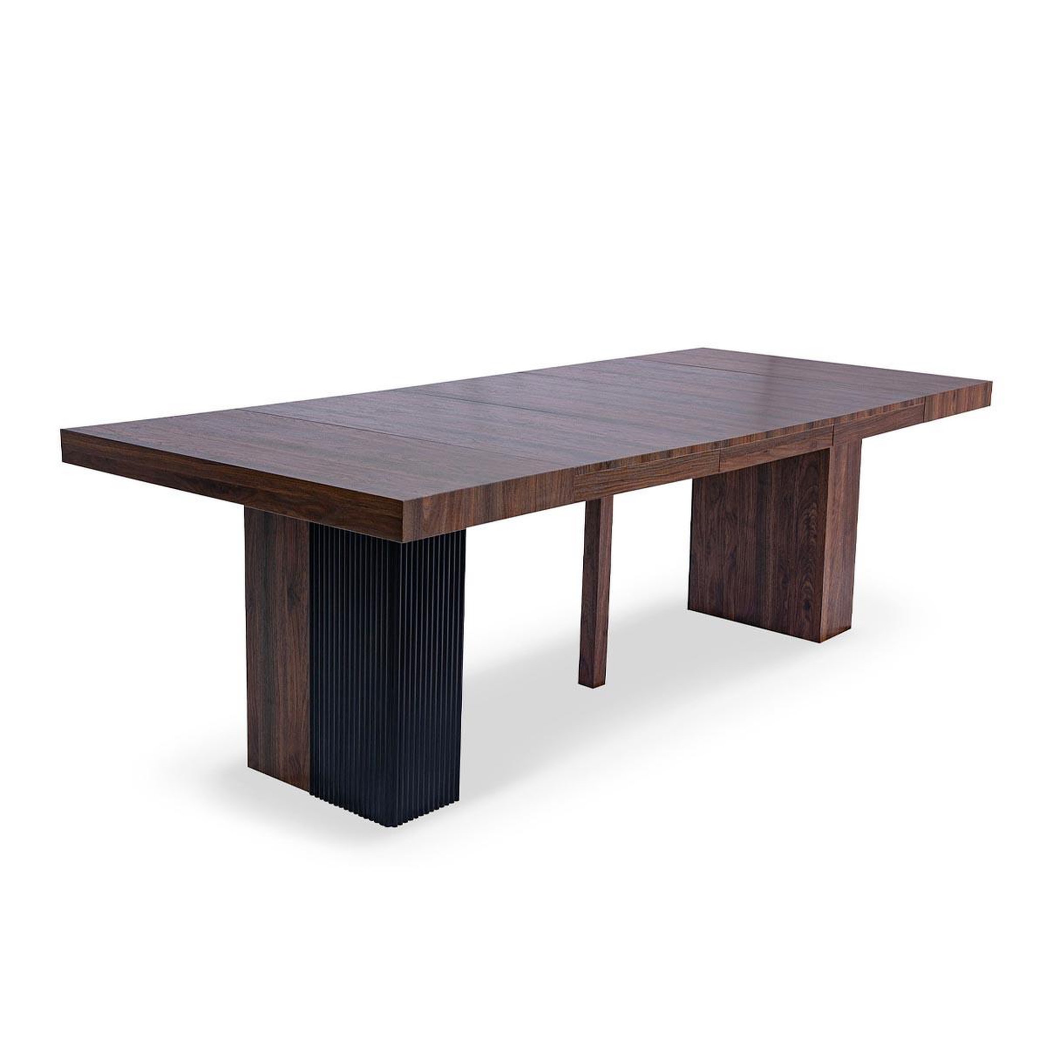 Paris Prix Table extensible effet bois  trendy  90-240cm marron