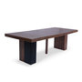 Voir la diapositive 1 : Paris Prix Table Extensible Effet Bois  Trendy  90-240cm Marron