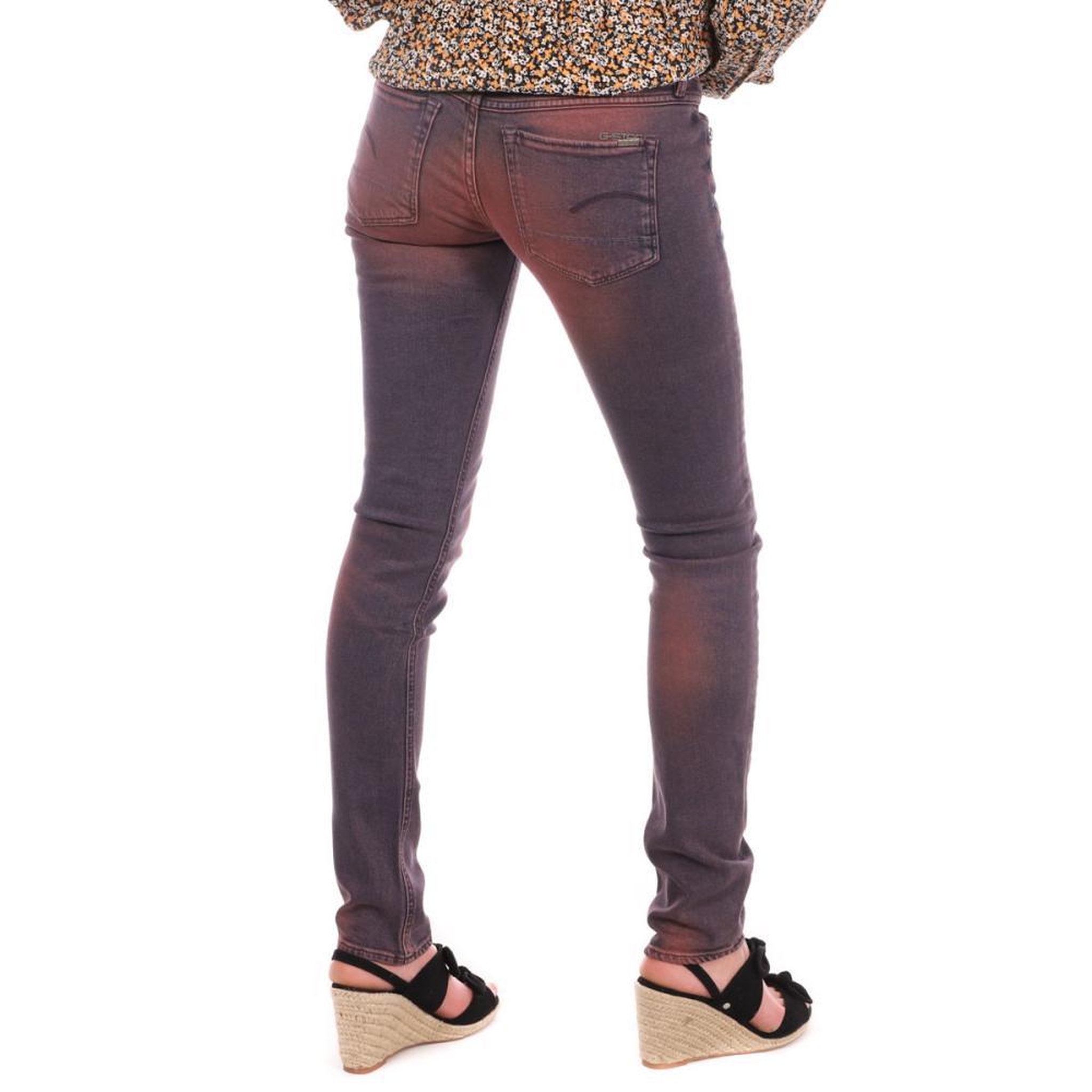 Voir la diapositive 2 : G-Star Raw Jean Skinny  délavé Femme G-Star 3301 - W26