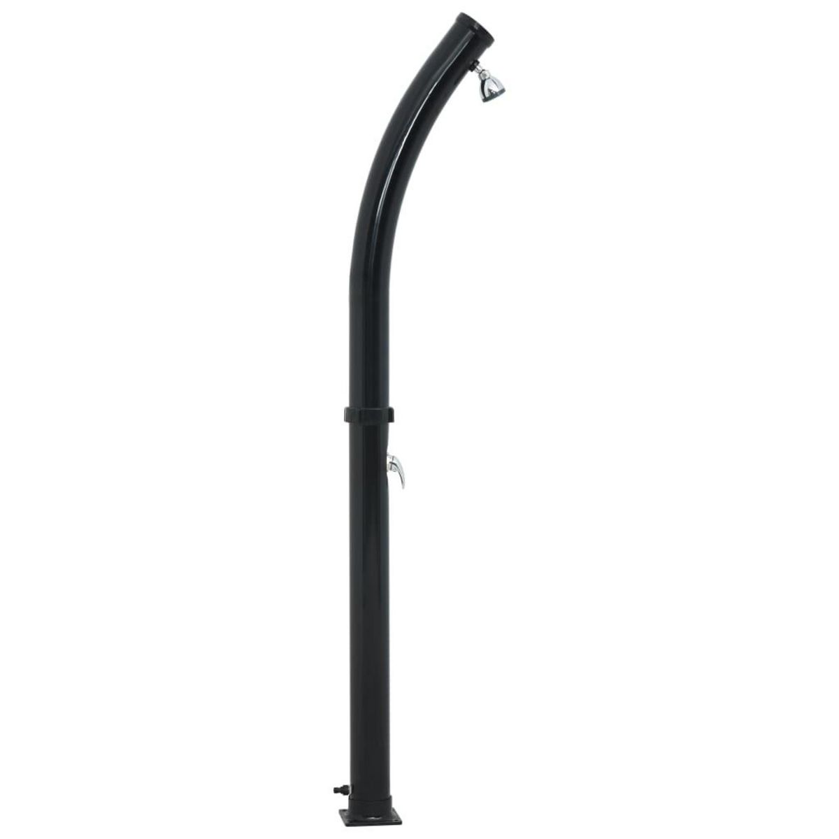 VIDAXL Douche solaire Noir 214 cm 20 L