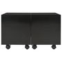 Voir la diapositive 3 : VIDAXL Table basse Noir brillant 60x60x35 cm Bois d'ingenierie