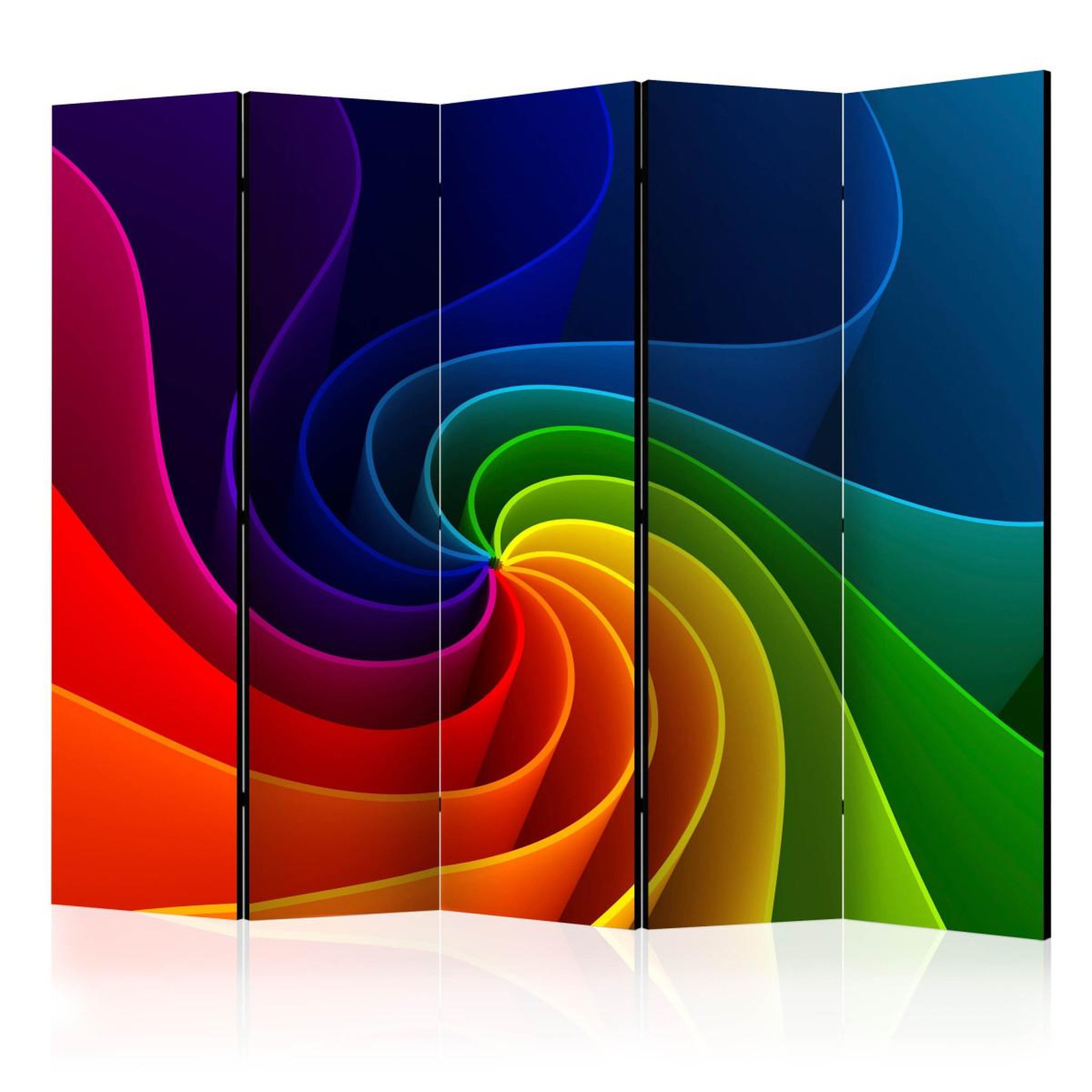 Paris Prix Paravent 5 volets  colorful pinwheel  172x225cm
