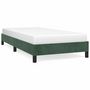 Voir la diapositive 2 : VIDAXL Cadre de lit sans matelas vert fonce 90x200 cm velours
