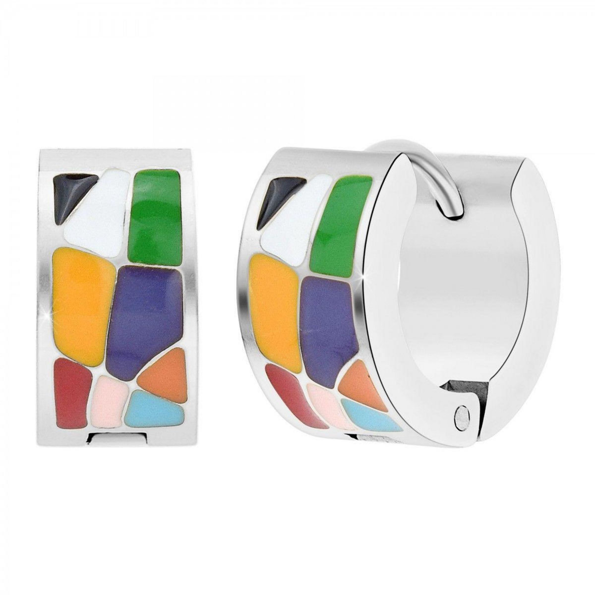 SC CRYSTAL Boucles d'oreilles en acier inoxydable par SC Crystal