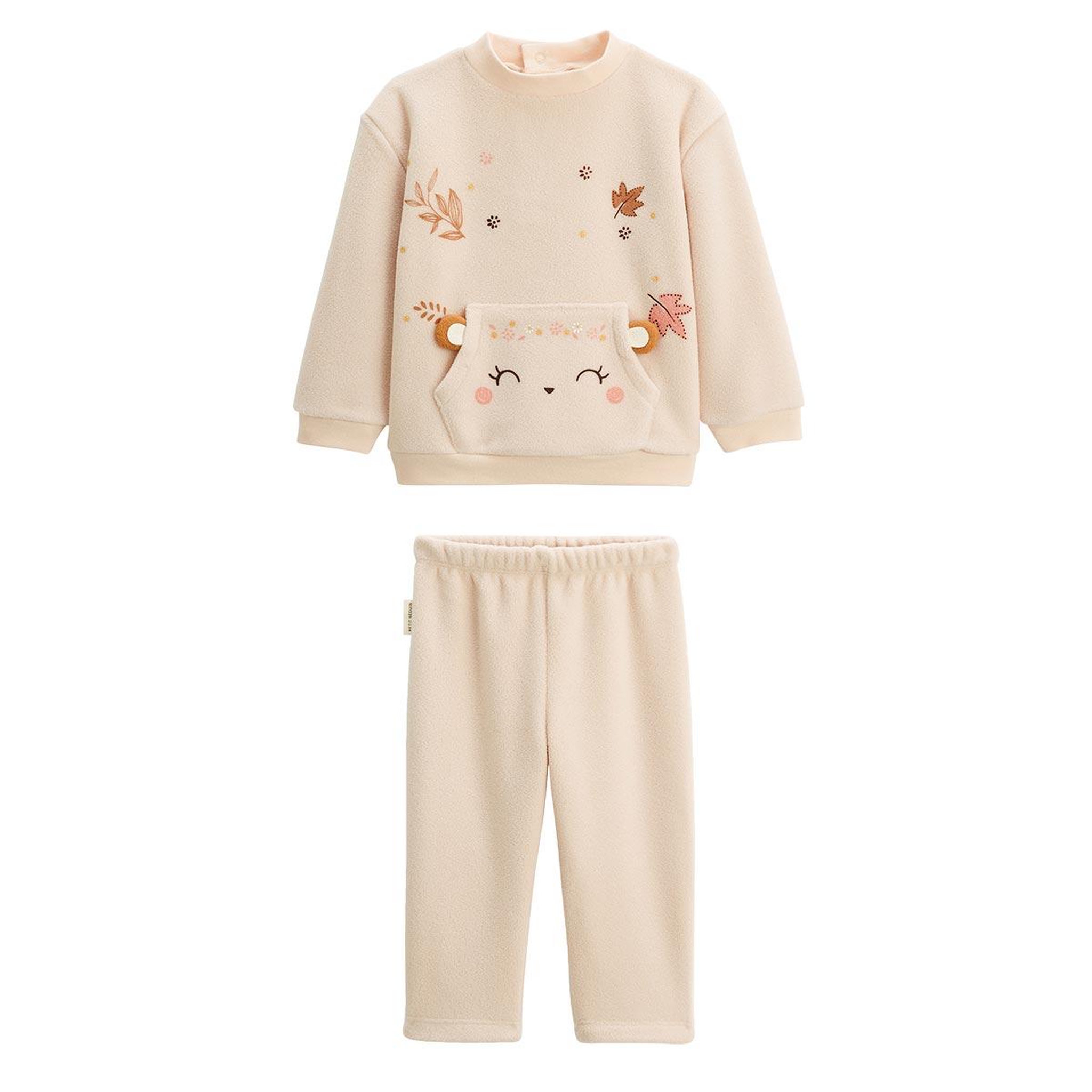 Voir la diapositive 1 : Petit Béguin Pyjama enfant 2 pièces en polaire chincha