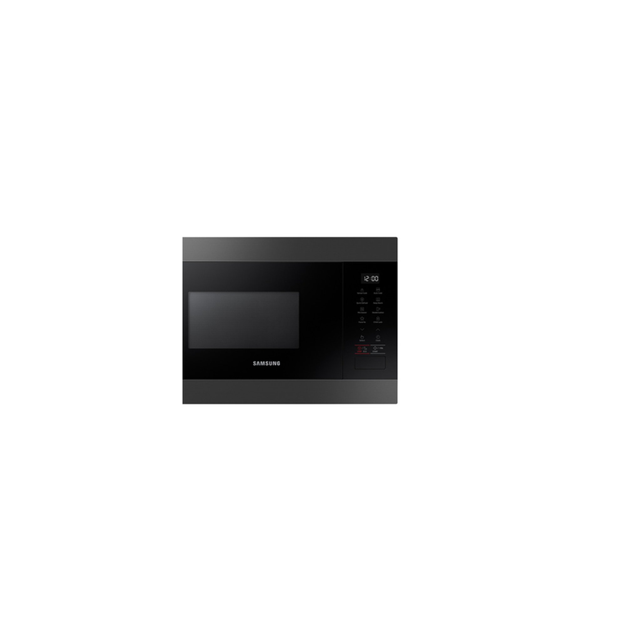 Voir la diapositive 4 : Samsung Micro-ondes solo 22l 1250w encastrable carbone - MS22M8274AM