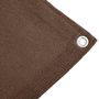 Voir la diapositive 4 : VIDAXL Tapis de tente 400x400 cm Marron