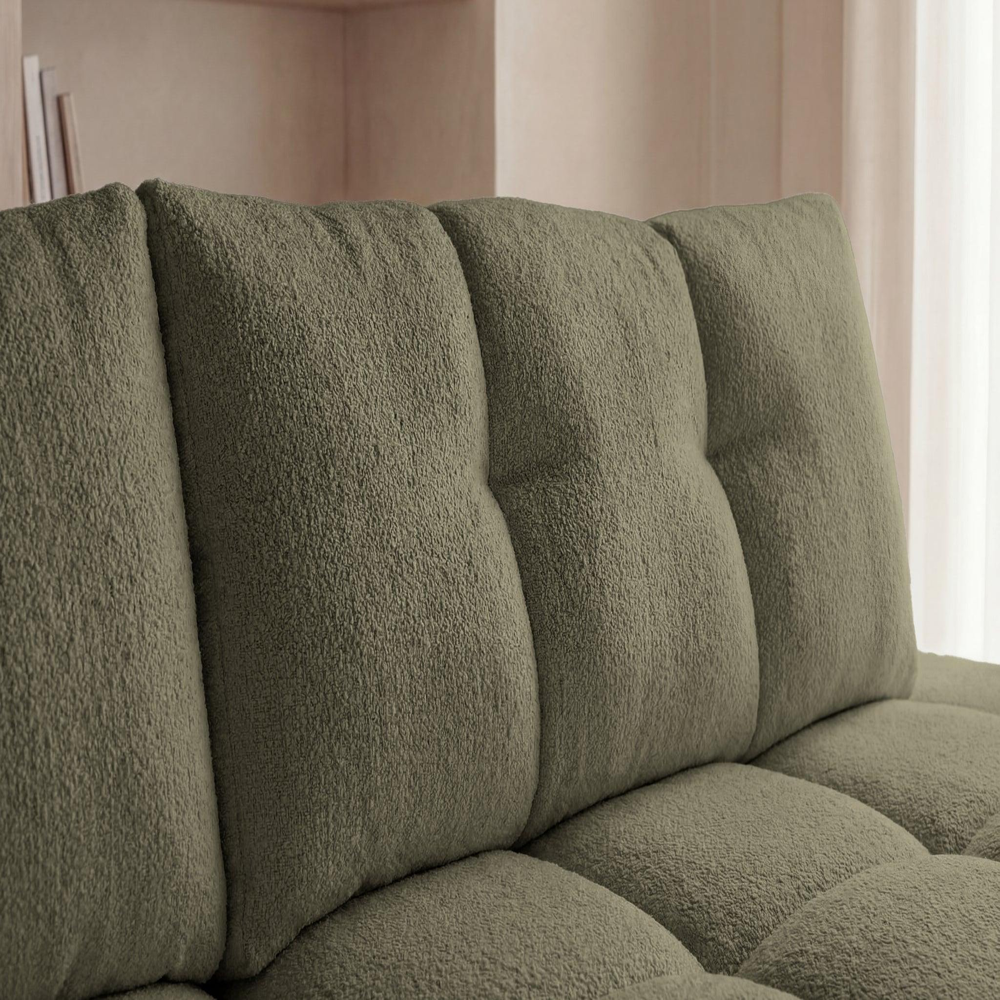 Voir la diapositive 5 : CASANOVA PARIS Constance - canapé d'angle tissu chenille