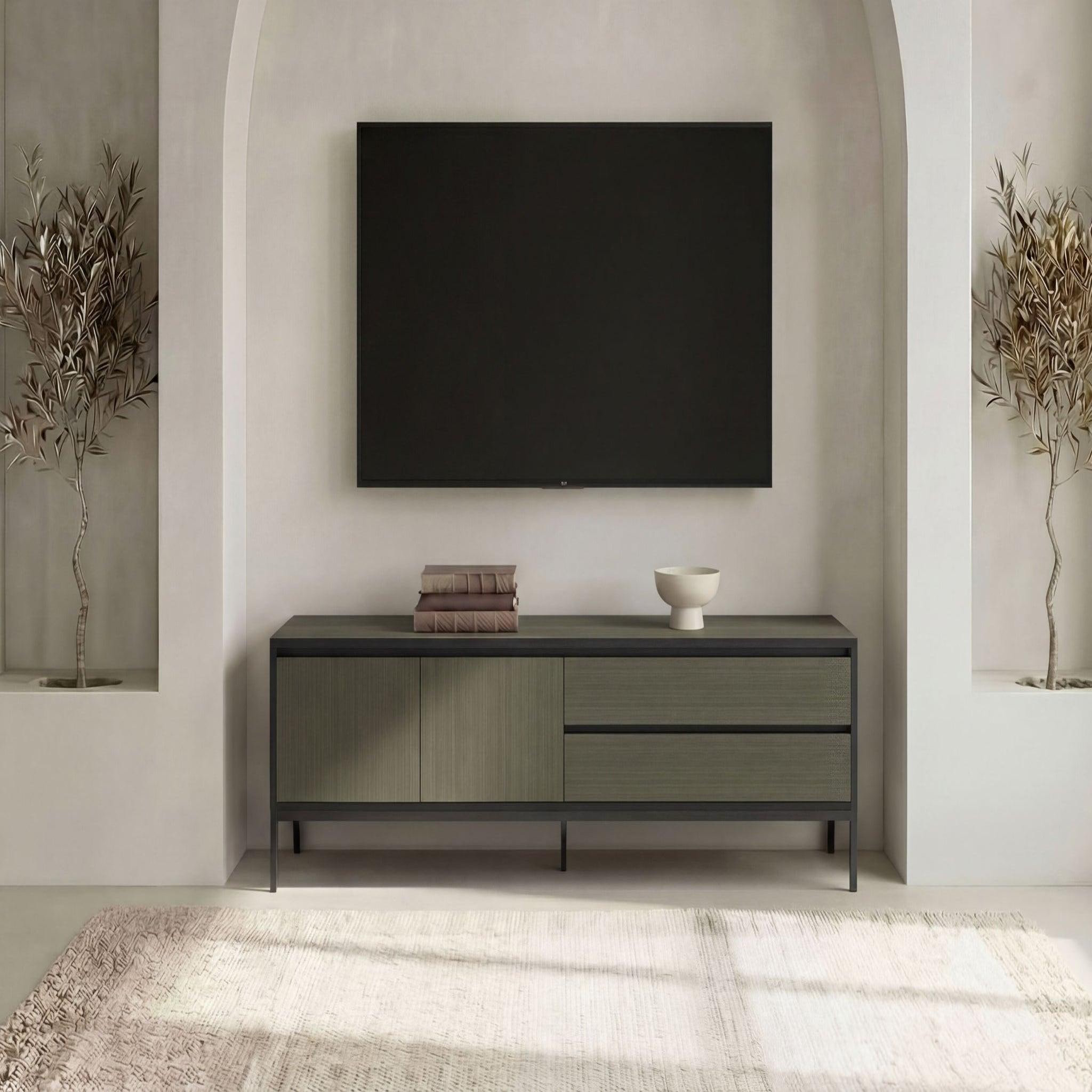 Voir la diapositive 2 : CASANOVA PARIS Vana - meuble tv 180cm en mélamine