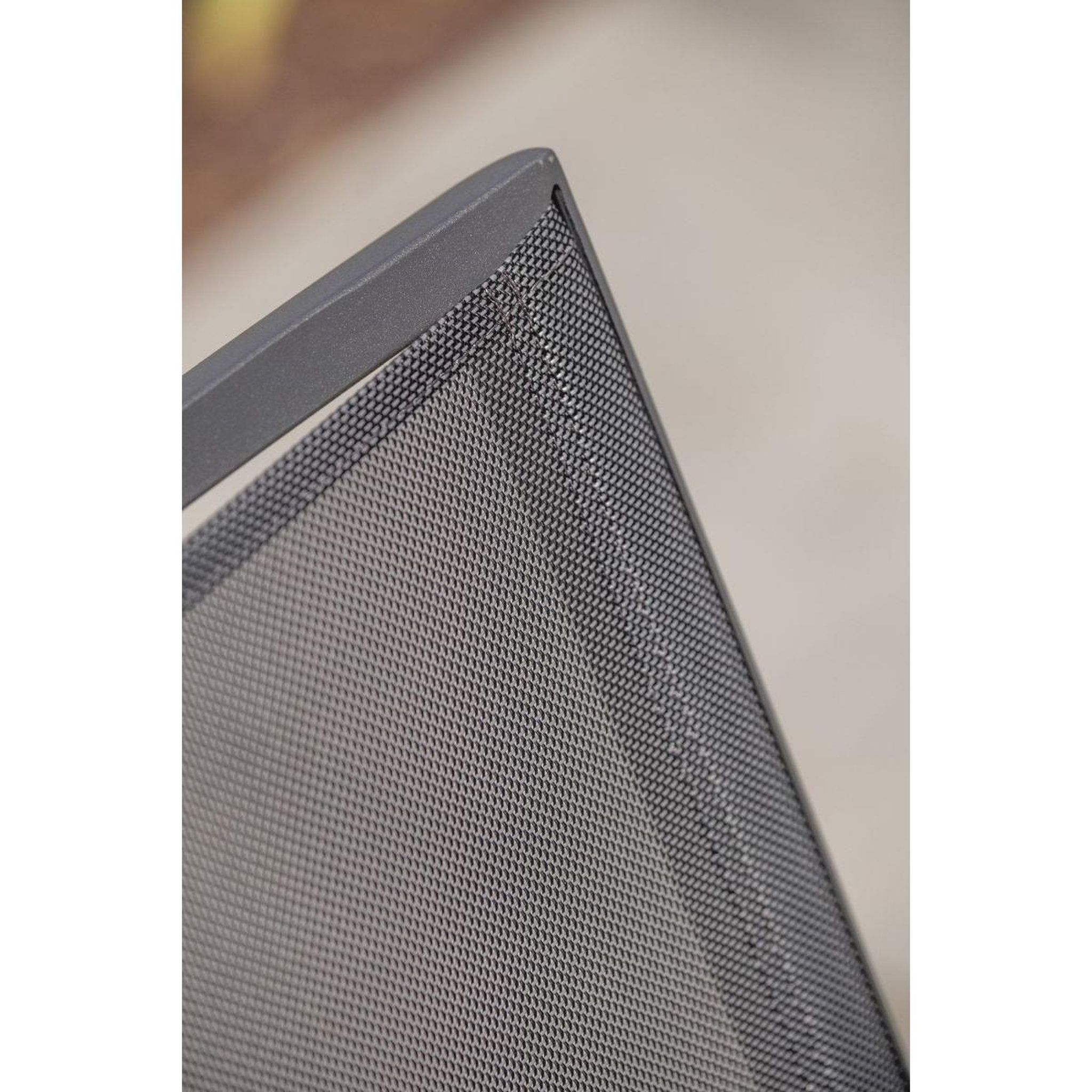 Voir la diapositive 3 : DCB GARDEN Lot de 2 Chaises de Jardin Empilables  Stockholm  84cm Gris Anthracite
