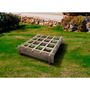 Voir la diapositive 2 : Habitat et Jardin Carré potager en bois  Tournesol  - 80 x 80 x 20 cm
