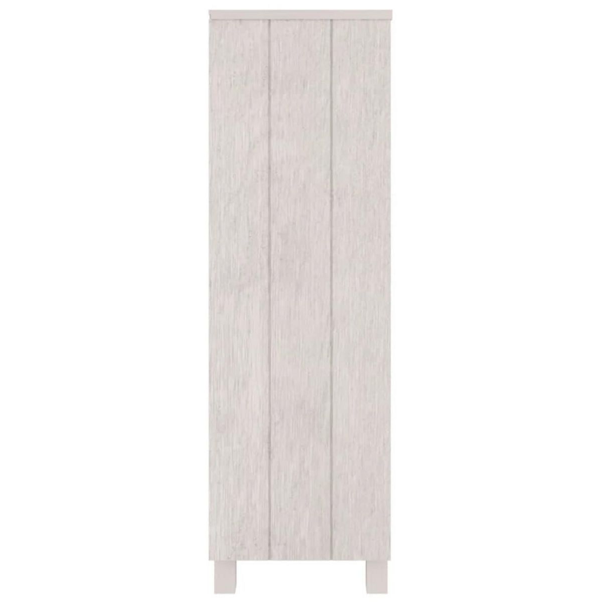 VIDAXL Bibliotheque HAMAR Blanc 85x35x112 cm Bois de pin massif