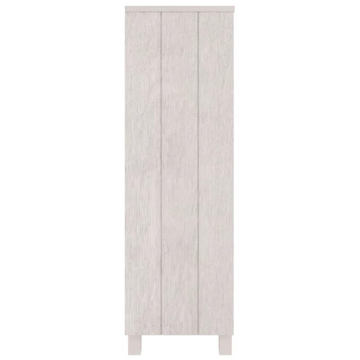 VIDAXL Bibliotheque HAMAR Blanc 85x35x112 cm Bois de pin massif