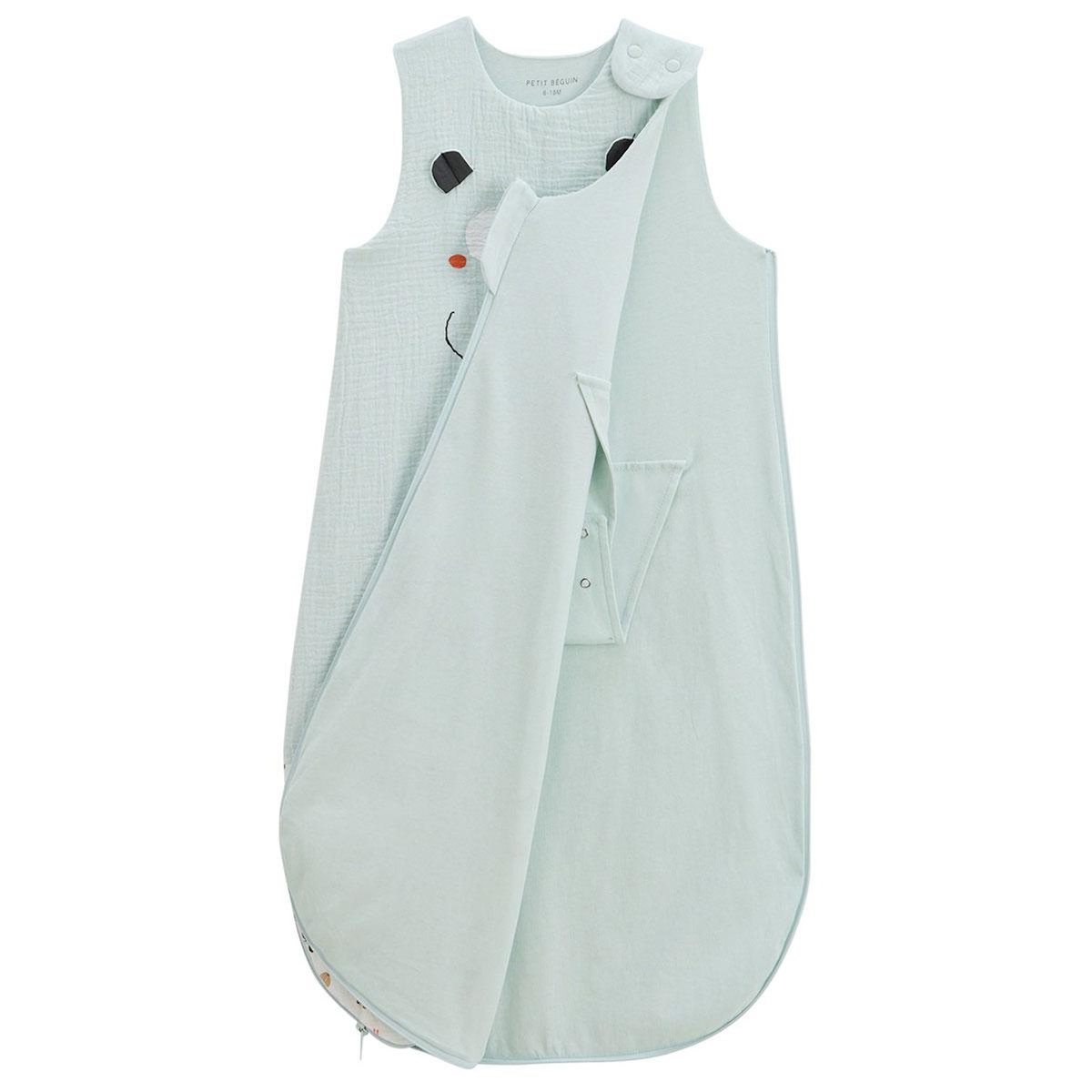 Petit Béguin Gigoteuse d'été en gaze de coton Bento